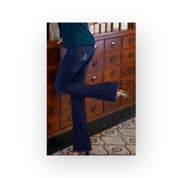 new 7 For All Mankind® ☮︎︎ Foil A Pocket Bootcut Jeans ☮︎︎ Monte Carlo Dark ☮︎︎ - Picture 16 of 17
